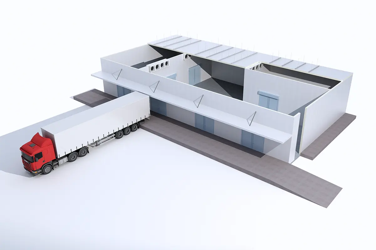 Sistema de recinto de almacenamiento en frío