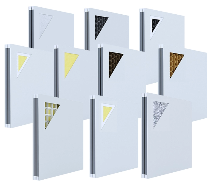 Personalizaciones de paneles de sala limpia