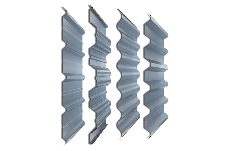 Hoja de metal perfilada